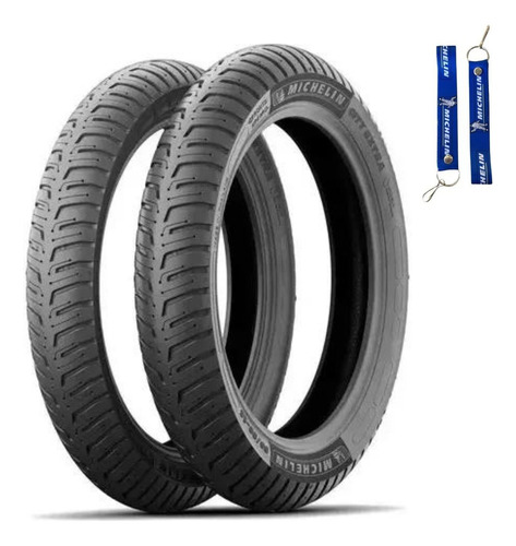 Llantas 90/90-18 + 275-18 Michelin City Extra Tl Ft180 Ft150