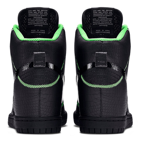 Imagen 6 de 6 de Zapatillas Nike Dunk Sky High Black Volt 705488_001 `