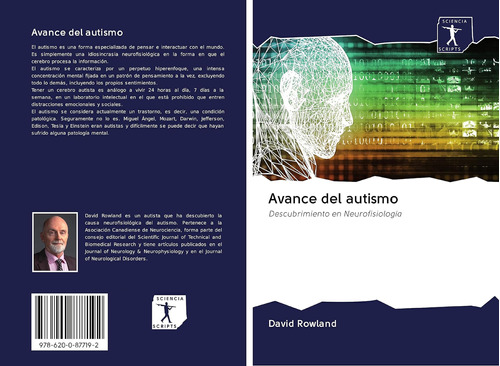 Libro: Avance Del Autismo: Descubrimiento En Neurofisiología