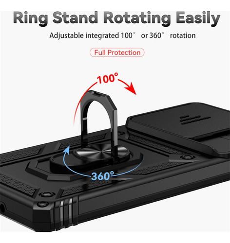 Funda Armor A Prueba De Golpes Para Xiaomi Redmi Note 13 Pro 5g 4g Slide Lens Protect Funda De Teléfono Para Redmy Note13 Note13pro 5g