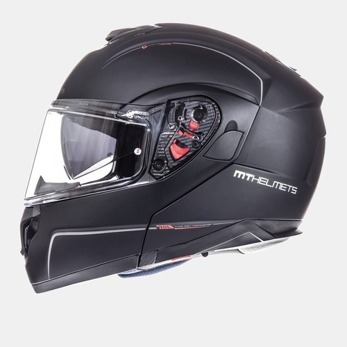 Casco Abatible MT Helmets Atom SV Solid Negro Mate Moto XL (61-62cm)