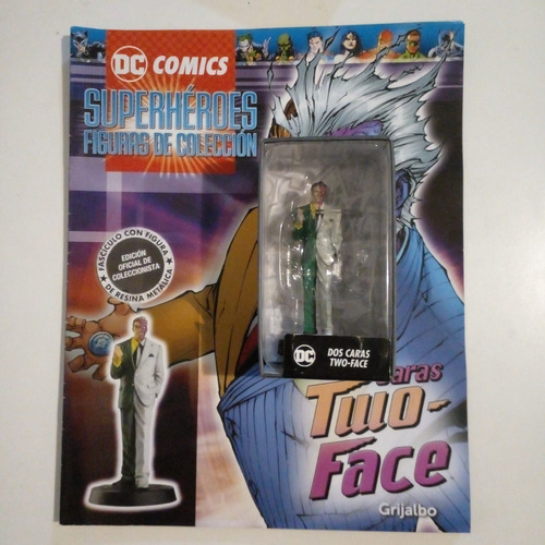 Revista + Figura Coleccionable Dc Comics. Dos Caras.