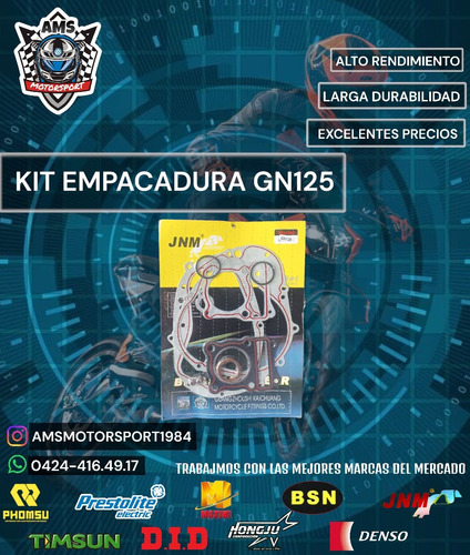 Kit Empacadura Gn125