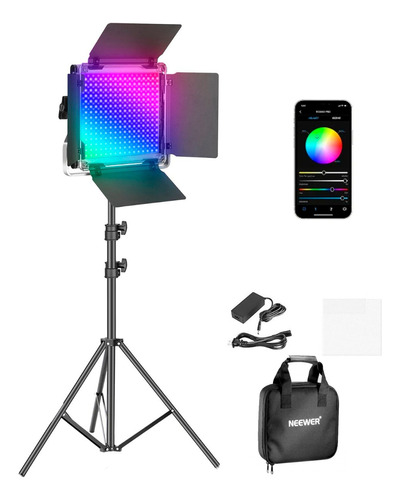 Luz Led Neewer 660 Pro Rgb Bluethoot + Tripode + Estuche