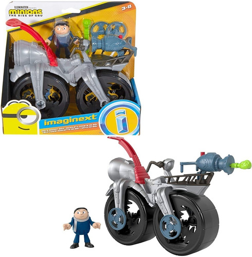 Imaginext  Minions Veículo Moto Do Gru - Original Mattel