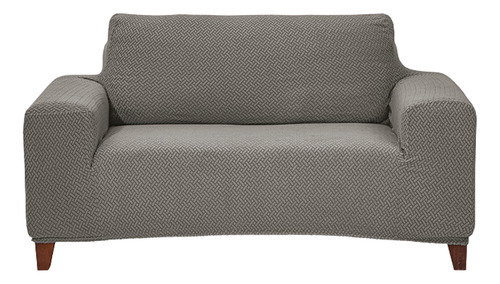 Protector Cubre Sala Sillón Sofá 2 Plazas Concord Gris Medio