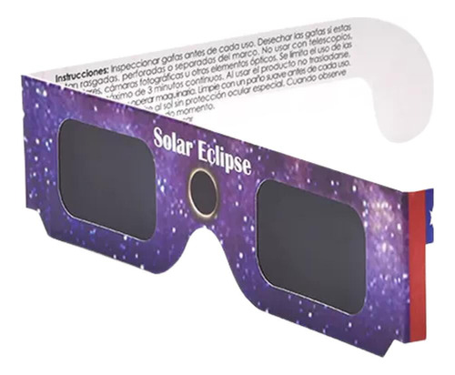 Estilo Random 100 Unidades De Lentes Para Eclipse Solar Cert