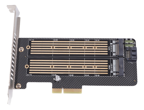 Adaptador Ngff Para Pci-e De 2 Portas M.2 B M Key 4x 3.0 Car