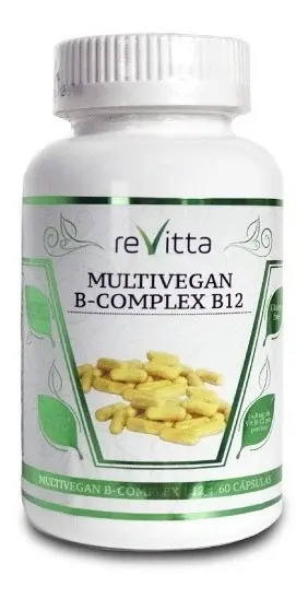 Multivitamínico Multivitamínico Vegano Multivegano de Vitamina B12 60 Cápsulas