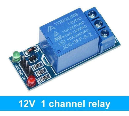 Imagen 2 de 2 de Módulo Relé 1 Canal Arduino Raspberry 12v / 5v Microcontro