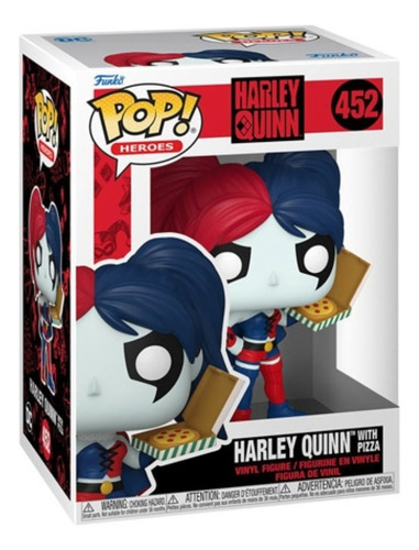 Funko Pop Heroes: Dc Comics - Harley Quinn com pizza