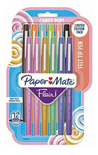 Paper Mate Flair Marcadores De Punta De Fieltro, Punta