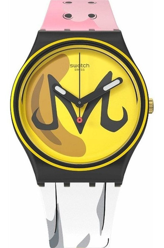 Reloj Swatch Majin Wuu Gz358 Diseño Dragon Ball Z 