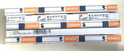 Osram-lumilux Lot Of 5 Warm White 430 Lm Lamp L 8w/830 N Aac