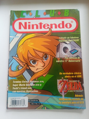Revista Nintendo Portada Zelda Año 2002