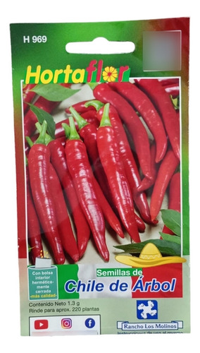 Semillas Chile De Árbol - g a $85