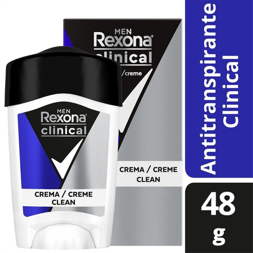 Desodorante Antitranspirante Clinical Clean Men 48g Rexona