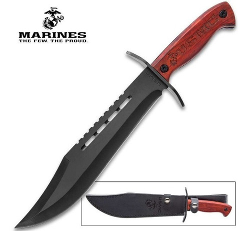 Cuchillo Marines Usmc Bowie Clasico Militar Tactico Comando