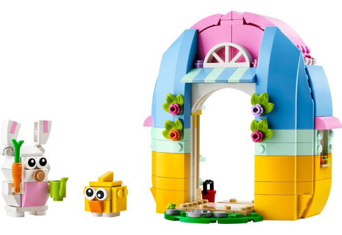 Juguete Lego Spring Garden House 40682 Con Conejo Y Pollito