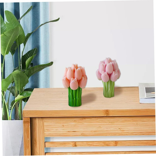 Moldes De Velas, Hermosos Tulipanes De Molde Silicona Flores