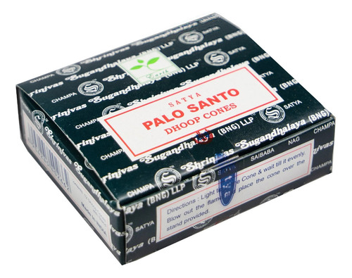 Incienso En Cono Satya Palo Santo