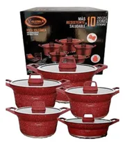 Comprar Ollas Valeska Granite 100% Saludables Y Resistentes 10 Pcs