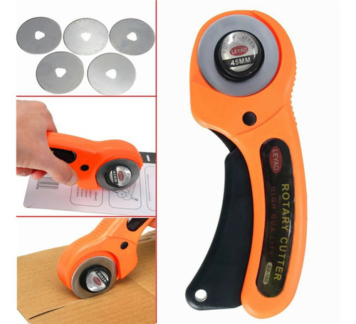 Imagen 2 de 5 de Cortador Rotativo De 45 Mm Para Acolchar Tela De Costura Pr¿