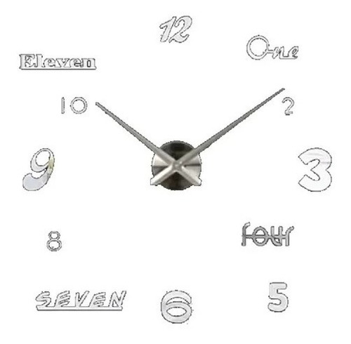 Reloj Moderno Con Diseño 3d Europeo 