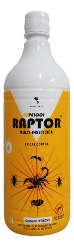 Dedetização Fácil Mata Escorpião Raptor 1l Inseticida