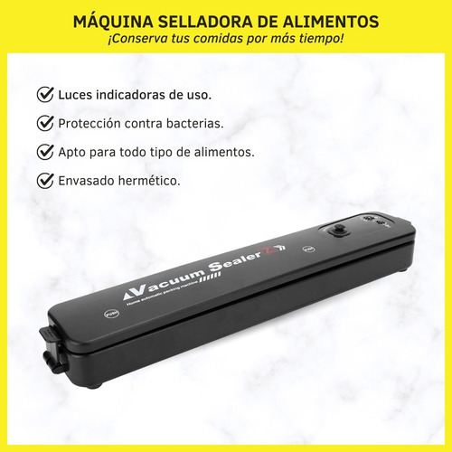 Imagen 2 de 10 de Máquina Selladora Bolsas Portatil Eléctrica Automática Full