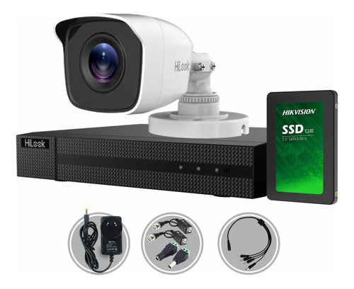 Kit Seguridad Hikvision Dvr 4ch + Cámara 2mp 1080p + Disco