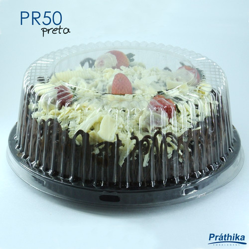 Embalagem Para Bolo Ou Torta Descartável Ltipo G50 Cx C/50