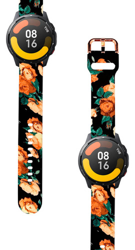Correa Compatible Con Xiaomi Watch S1 Active Flores
