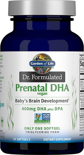 Garden Of Life Dr. Formulated Prenatal Vegan Dha  Suplem.