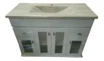 Comprar Vanitory Laqueado De 1 Metro Con Mesada De Marmol Travertino