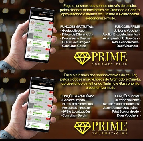 Imagem 2 de 7 de Prime Gourmet Club Gramado E Canela - App (+300 Ofertas)