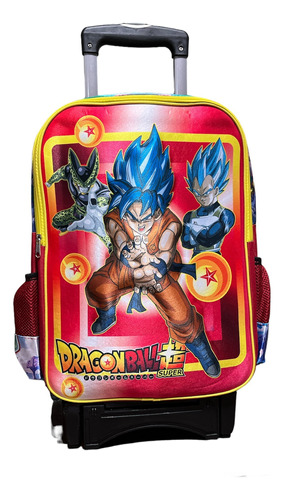 Mochila Con Carrito Para Niños De Primaria Dragónball 3 D (Reacondicionado)