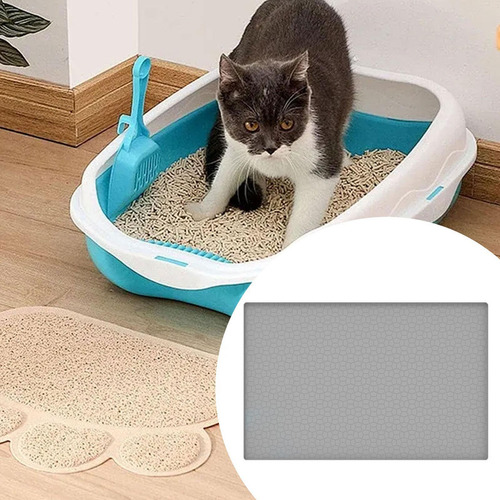 A Estera De Gato Para Cajas De Arena, Alfombra De Arena De
