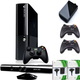 Xbox 360 Ultra Slim 5.0 Disco 500 Gb 99 J. Kinect 2 Controle