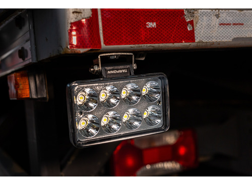 Combo Com 2 Faróis Auxiliar Retangular 8 Leds