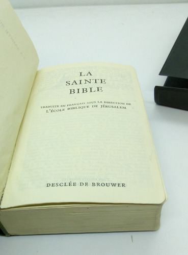 La Sainte Bible. É Biblique De Jérusalem. Desclée De Brouwer