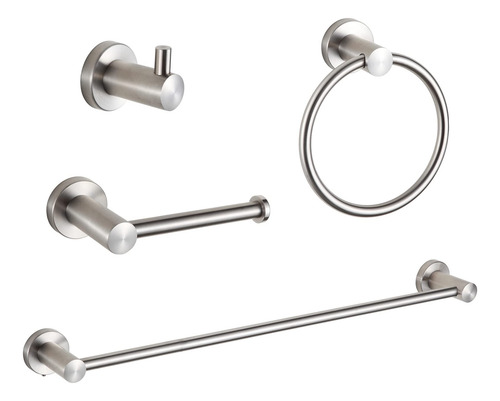 Set De Accesorios De Baño De Acero Inoxidable Montado En Par