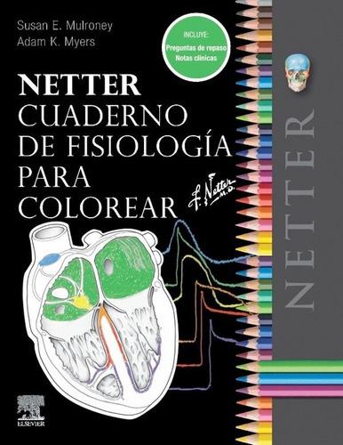 Libro Netter. Cuaderno De Fisiologia Para Colorear