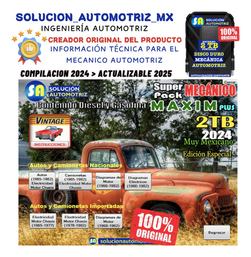 Pack Mecánico Maxim 2tb Software Diagramas Eléctricos Autos