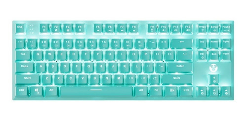 Teclado Gamer Tkl Mecanico Fantech Mint Mk-856 Rgb Aluminio