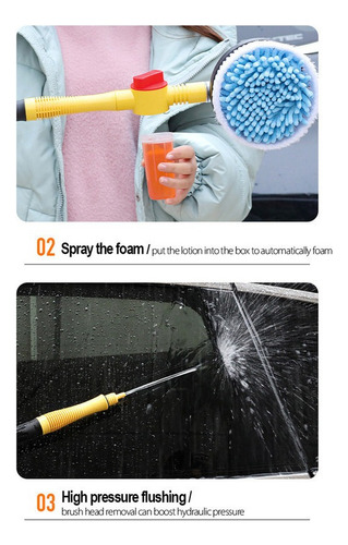 Cepillo Giratorio For Lavado De Coches Con Dispensador S