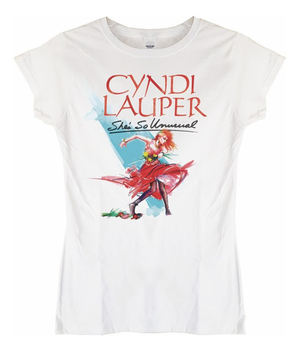 Polera Mujer Cyndi Lauper She's So Unusual Pop Abominatron