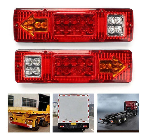 Foco Led Carro De Arrastre Enchufe Macho Hembra Conexion