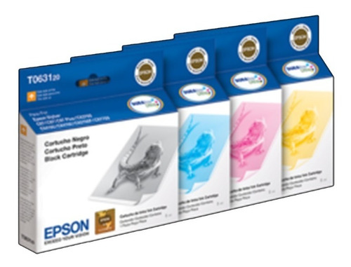 Imagen 1 de 6 de Cartuchos Epson T063 Originales Combo X 4 Colores Pcreg