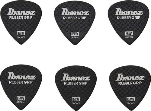 Pack De 6 Uñetas Ibanez Ppa16hrg Bk